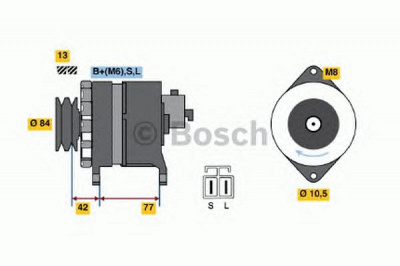 BOSCH 0986038501 -  Генератор