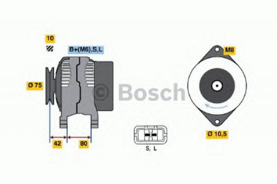 BOSCH 0986038920 -  Генератор