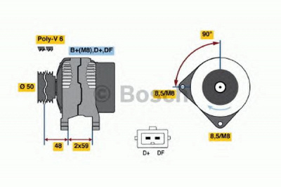 BOSCH 0986039090 -  Генератор