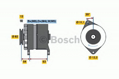 BOSCH 0986039130 -  Генератор