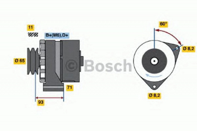 BOSCH 0986039150 -  Генератор