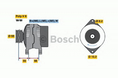 BOSCH 0986040241 -  Генератор