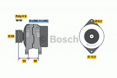 BOSCH 0986041381 -  Генератор