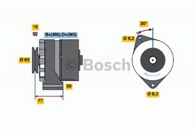 BOSCH 0986041600 -  Генератор