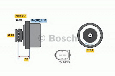 BOSCH 0986041750 -  Генератор