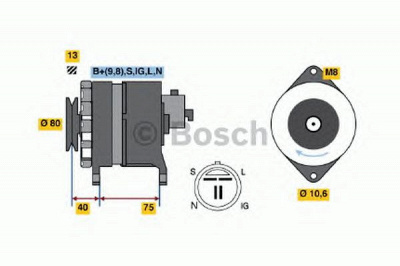 BOSCH 0986041771 -  Генератор