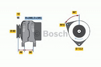 BOSCH 0986041970 -  Генератор