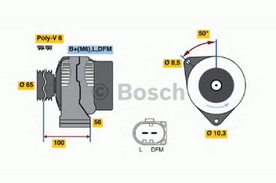 BOSCH 0986041990 -  Генератор