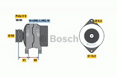 BOSCH 0986042031 -  Генератор
