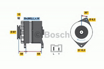 BOSCH 0986042061 -  Генератор