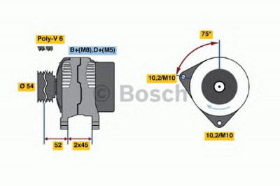 BOSCH 0986042081 -  Генератор