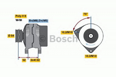 BOSCH 0986042091 -  Генератор