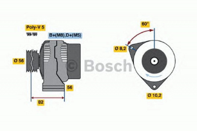 BOSCH 0986042111 -  Генератор