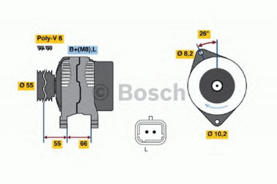 BOSCH 0986042181 -  Генератор