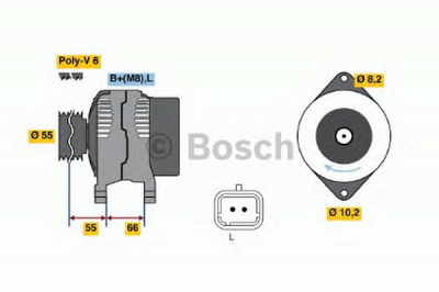 BOSCH 0986042191 -  Генератор