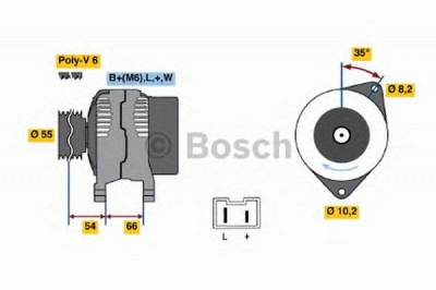 BOSCH 0986042231 -  Генератор