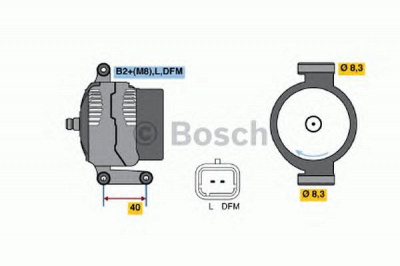 BOSCH 0986042770 -  Генератор