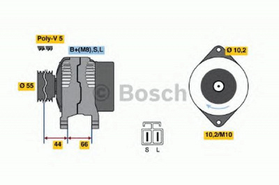 BOSCH 0986042921 -  Генератор