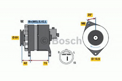 BOSCH 0986043111 -  Генератор