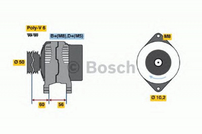 BOSCH 0986043680 -  Генератор