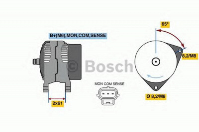 BOSCH 0986044651 -  Генератор