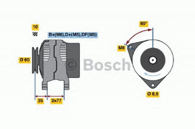 BOSCH 0986044880 -  Генератор