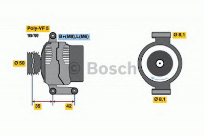 BOSCH 0986045181 -  Генератор