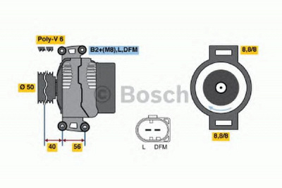 BOSCH 0986045420 -  Генератор