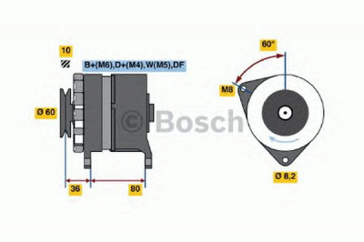 BOSCH 0986046081 -  Генератор
