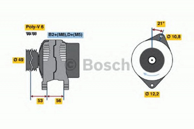 BOSCH 0986046090 -  Генератор