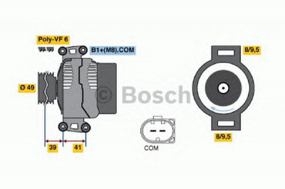 BOSCH 0986046130 -  Генератор