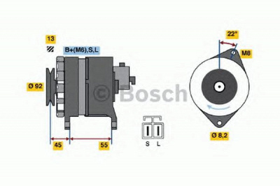 BOSCH 0986046401 -  Генератор