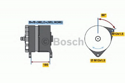 BOSCH 0986046550 -  Генератор
