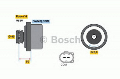 BOSCH 0986047170 -  Генератор