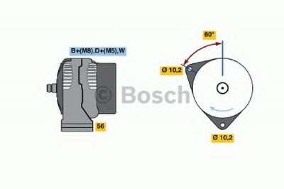 BOSCH 0986047210 -  Генератор