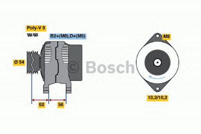 BOSCH 0986047310 -  Генератор