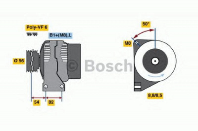 BOSCH 0986047470 -  Генератор
