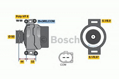 BOSCH 0986047620 -  Генератор