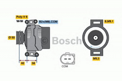 BOSCH 0986047650 -  Генератор