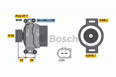 BOSCH 0986047690 -  Генератор