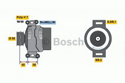 BOSCH 0986047790 -  Генератор