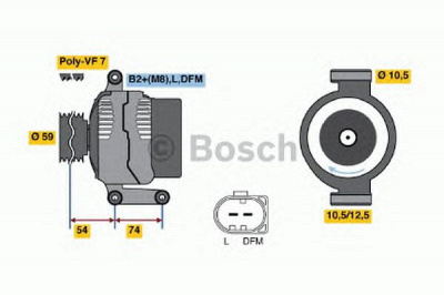 BOSCH 0986047920 -  Генератор