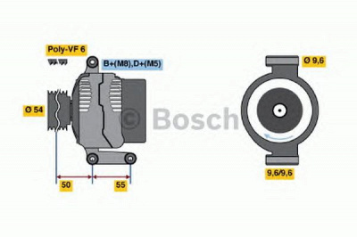 BOSCH 0986048781 -  Генератор