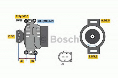 BOSCH 0986049010 -  Генератор