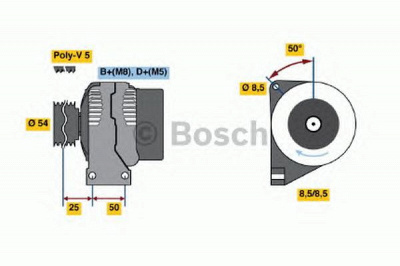 BOSCH 0986049081 -  Генератор
