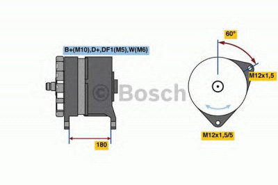 BOSCH 0986080360 -  Генератор