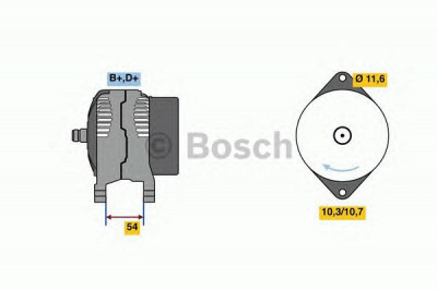 BOSCH 0986080630 -  Генератор