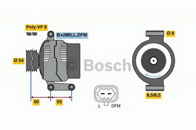 BOSCH 0986081120 -  Генератор