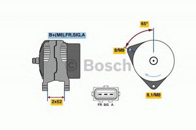 BOSCH 0986081140 -  Генератор