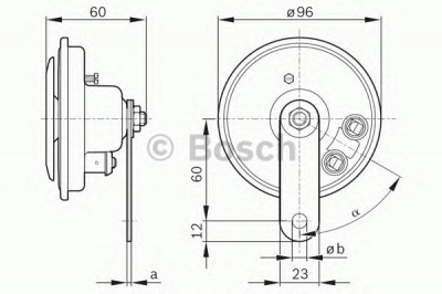 BOSCH 0986320146 -  Звуковой сигнал| Звуковой сигнал
